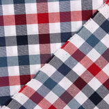Inka Plaid Segeltuch Blau - Rot - Ribes y Casals