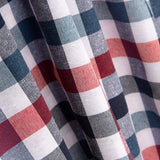 Inka Plaid Segeltuch Blau - Rot - Ribes y Casals