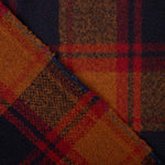 Mufflon-Wollkaro Orange-Rot - Ribes y Casals