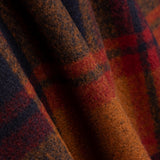 Mufflon-Wollkaro Orange-Rot - Ribes y Casals