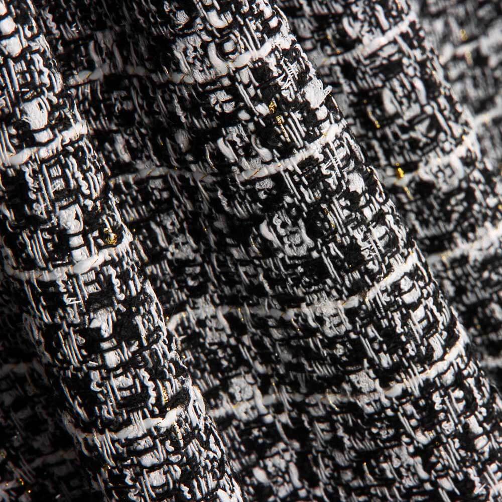 Chanel Lurex Zweifarbig Schwarz - Ribes y Casals