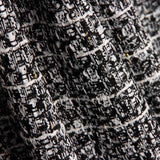 Chanel Lurex Zweifarbig Schwarz - Ribes y Casals