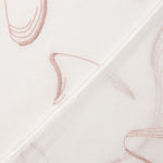 Bestickter Netzvorhang Feder Rosa - Ribes y Casals