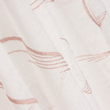 Bestickter Netzvorhang Feder Rosa - Ribes y Casals