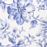 Classic Blue Floral Fleckenbeständige Tischwäsche - Ribes y Casals