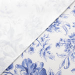 Classic Blue Floral Fleckenbeständige Tischwäsche - Ribes y Casals
