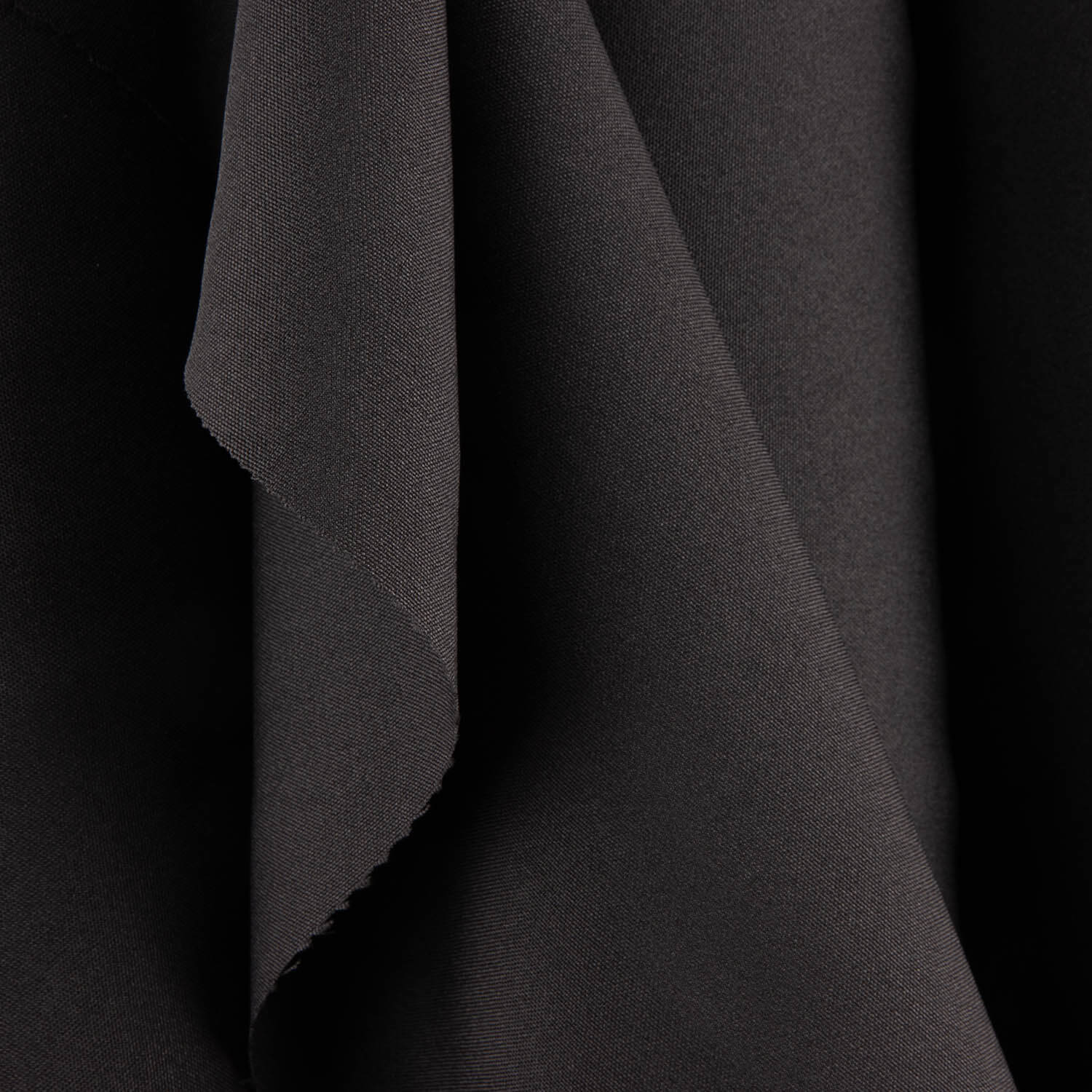 Polyester Flachrolle Schwarz 150 cm - Stück 30 Meter - Ribes y Casals