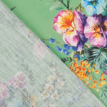 Rustikaler grüner Blumendruck - Ribes y Casals