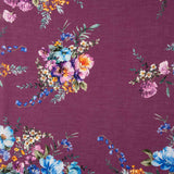 Rustikaler Blumendruck Bordeaux - Ribes y Casals