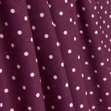 Rustikales Bordeaux 4mm Punktdruck - Ribes y Casals