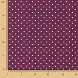Rustikales Bordeaux 4mm Punktdruck - Ribes y Casals