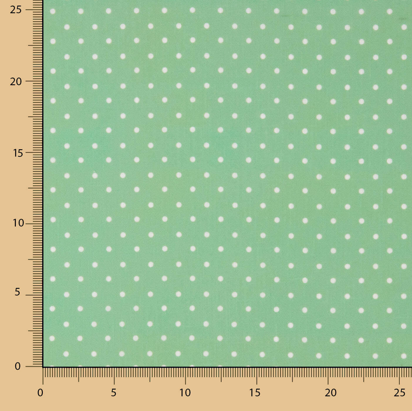 Rustikales 4mm grünes Punkt-Muster - Ribes y Casals
