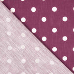 Rustikales Bordeaux 15mm Punkt-Muster - Ribes y Casals