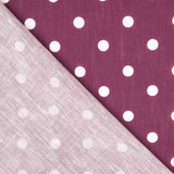 Rustikales Bordeaux 15mm Punkt-Muster - Ribes y Casals