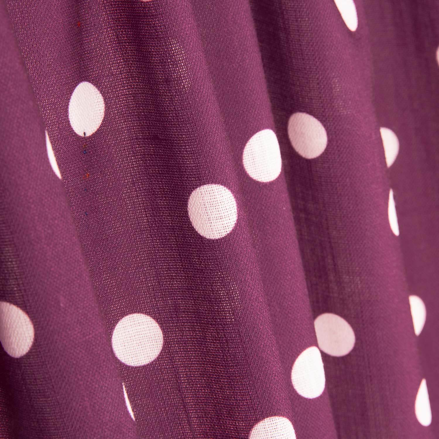 Rustikales Bordeaux 15mm Punkt-Muster - Ribes y Casals
