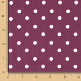 Rustikales Bordeaux 15mm Punkt-Muster - Ribes y Casals