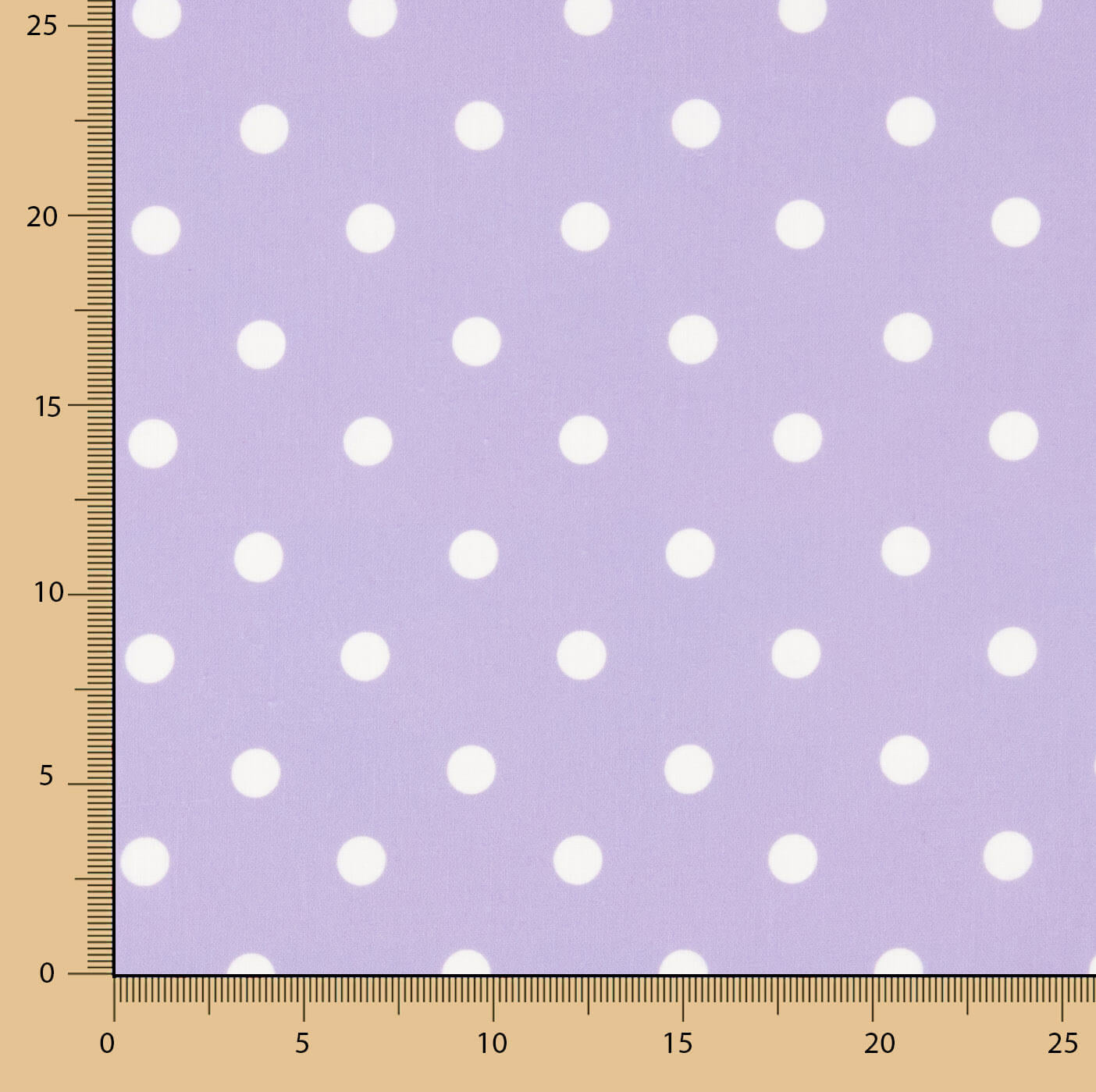 Rustikales Mauve 15mm Mauve Dot Druck - Ribes y Casals