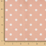 Stoff Rustic Dot Pattern 7mm Rosa - Ribes y Casals