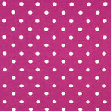 7mm Fuchsia Rustic Dot Gemusterter Stoff - Ribes y Casals