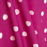 7mm Fuchsia Rustic Dot Gemusterter Stoff - Ribes y Casals