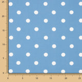 Fabric Retal Rústico Estampado Lunar 7mm Blau - Verschiedene Größen x Breite 140 cm - Ribes y Casals