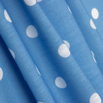 Fabric Retal Rústico Estampado Lunar 7mm Blau - Verschiedene Größen x Breite 140 cm - Ribes y Casals