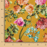 Stoffrest Rustikal mit Blumenmuster Albero – Verschiedene Maße x Breite 140 cm - Ribes y Casals