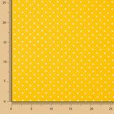 Stoff Retal Rústico Estampado Lunar 3mm Gelb - Verschiedene Größen x 140 cm breit - Ribes y Casals