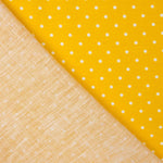 Stoff Retal Rústico Estampado Lunar 3mm Gelb - Verschiedene Größen x 140 cm breit - Ribes y Casals