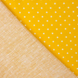 Stoff Retal Rústico Estampado Lunar 3mm Gelb - Verschiedene Größen x 140 cm breit - Ribes y Casals