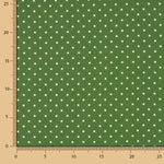 Rustikaler Stoff 3mm Dot Muster Olive - Ribes y Casals