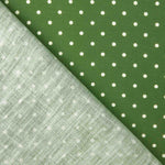 Rustikaler Stoff 3mm Dot Muster Olive - Ribes y Casals