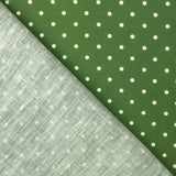 Rustikaler Stoff 3mm Dot Muster Olive - Ribes y Casals