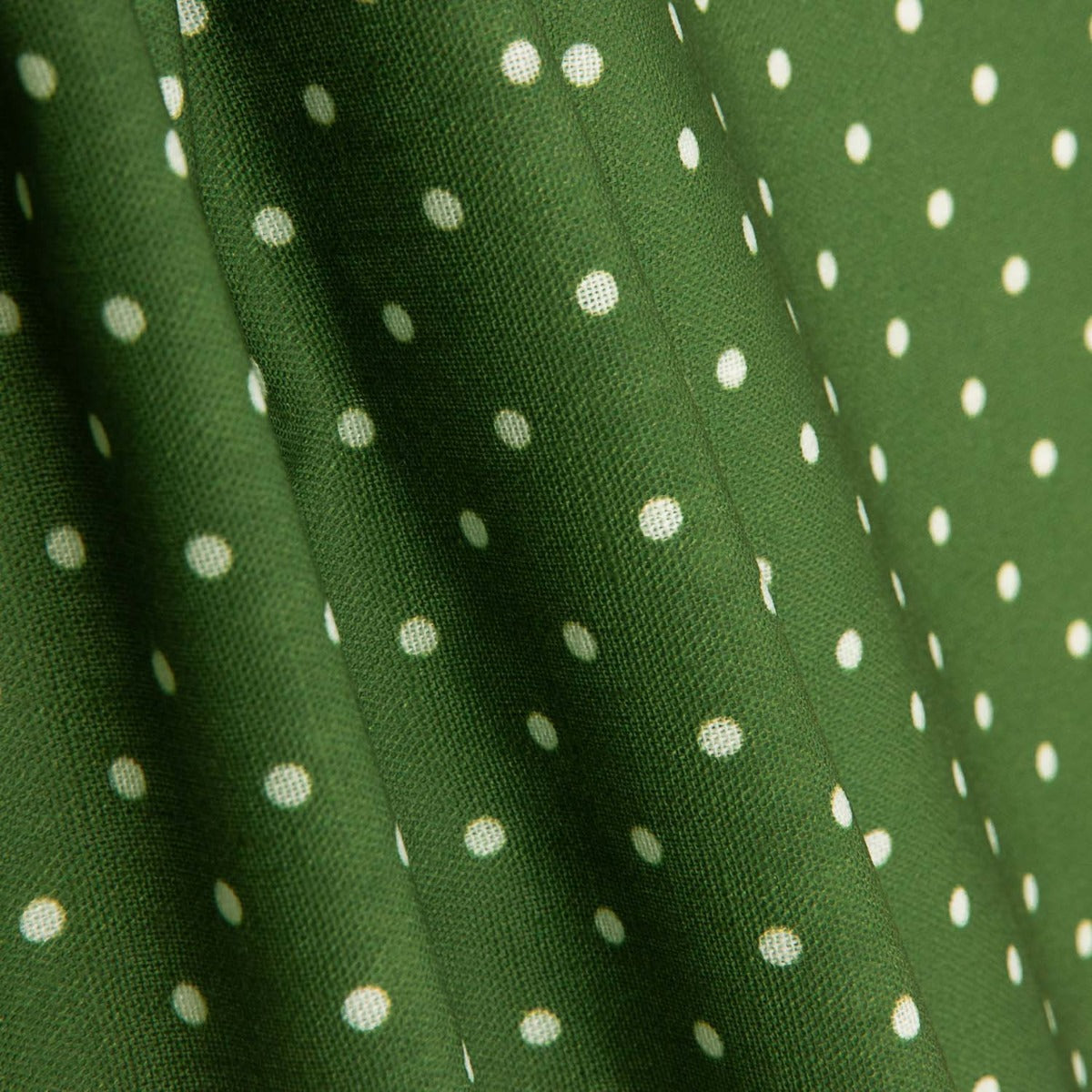 Rustikaler Stoff 3mm Dot Muster Olive - Ribes y Casals