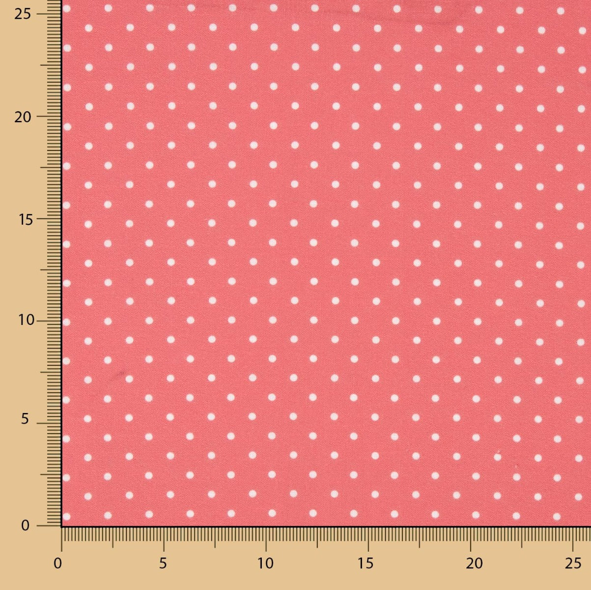 Rustikaler Stoff 3mm Coral Lunar Print - Ribes y Casals