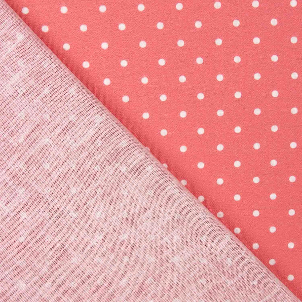 Rustikaler Stoff 3mm Coral Lunar Print - Ribes y Casals