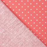 Rustikaler Stoff 3mm Coral Lunar Print - Ribes y Casals