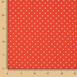 Stoff Rustikales Punktmuster 3mm Rot - Ribes y Casals