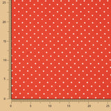 Stoff Rustikales Punktmuster 3mm Rot - Ribes y Casals