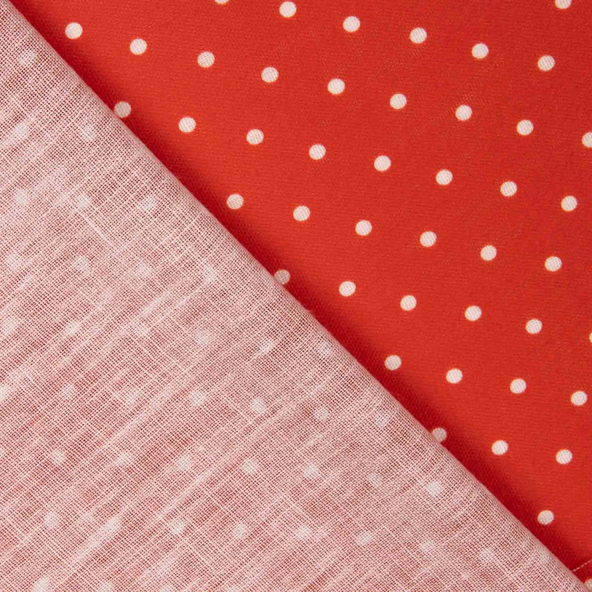 Stoff Rustikales Punktmuster 3mm Rot - Ribes y Casals