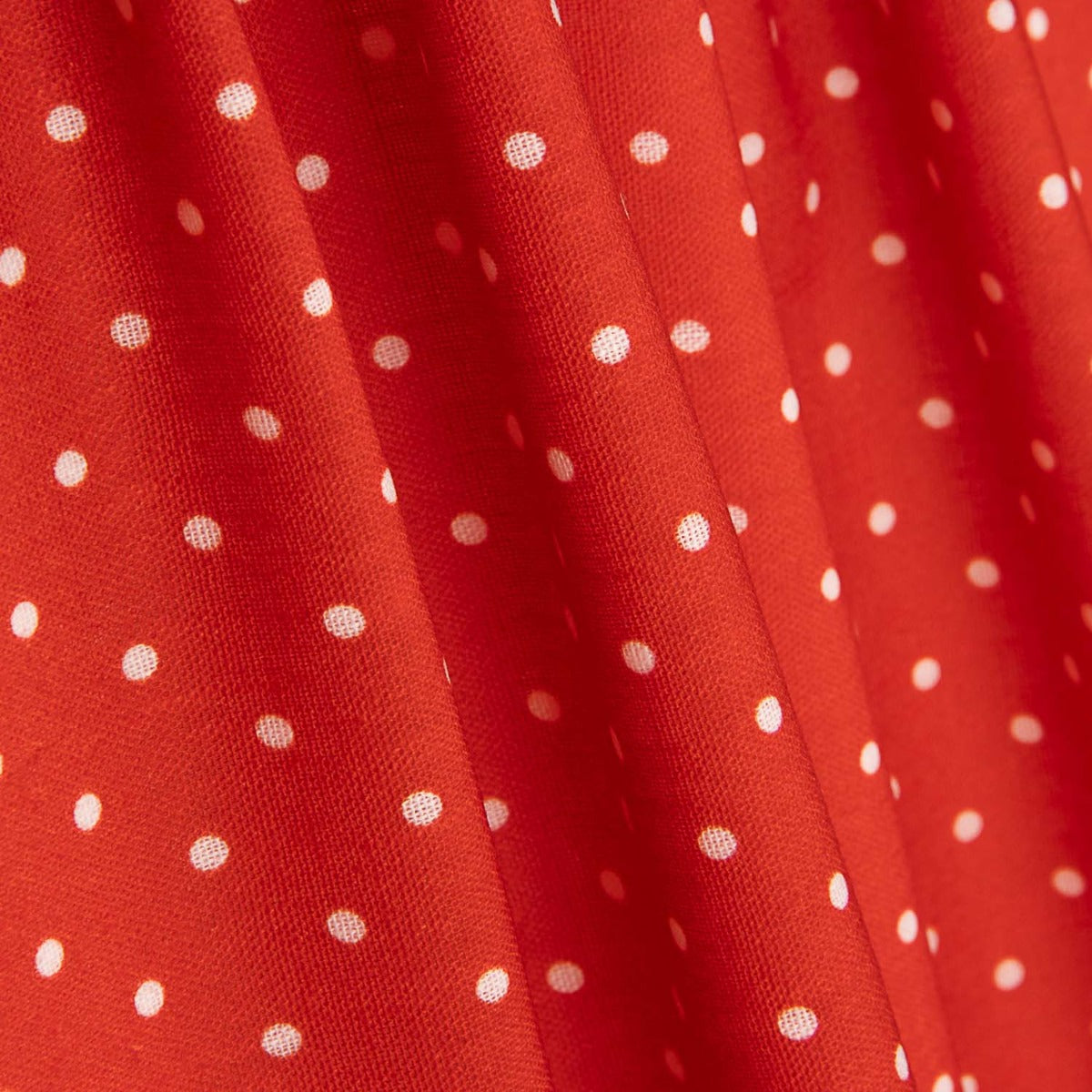 Stoff Rustikales Punktmuster 3mm Rot - Ribes y Casals