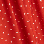 Stoff Rustikales Punktmuster 3mm Rot - Ribes y Casals