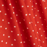 Stoff Rustikales Punktmuster 3mm Rot - Ribes y Casals