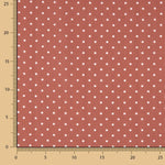 Stoffrest Rustikal mit Punktmuster 3 mm Caldera – verschiedene Maße x Breite 140 cm - Ribes y Casals