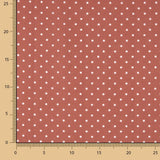 Stoffrest Rustikal mit Punktmuster 3 mm Caldera – verschiedene Maße x Breite 140 cm - Ribes y Casals