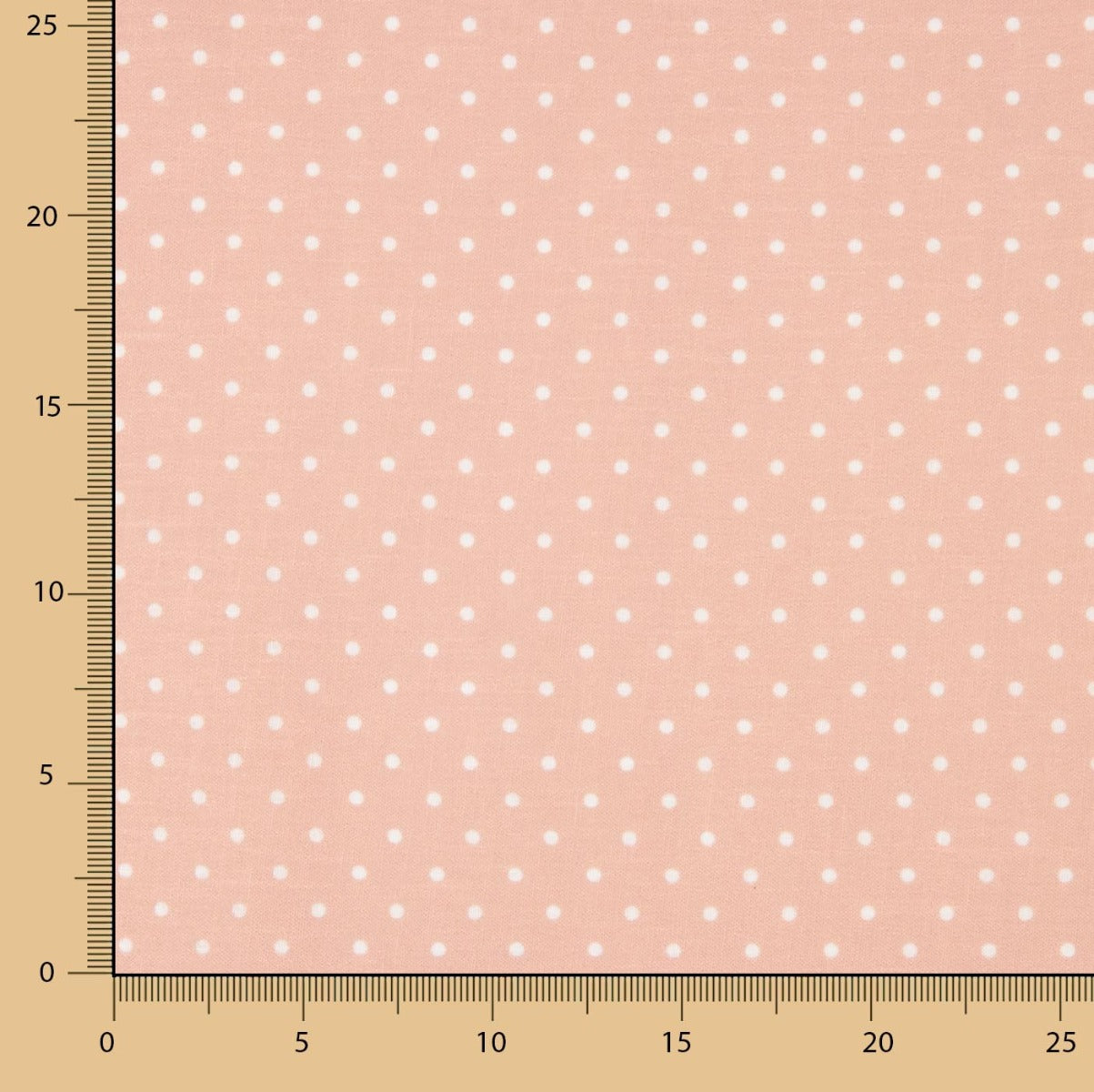 Stoff Rustikales Punktmuster 3mm Rosa - Ribes y Casals