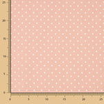 Stoff Rustikales Punktmuster 3mm Rosa - Ribes y Casals