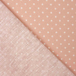 Stoff Rustikales Punktmuster 3mm Rosa - Ribes y Casals
