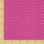 3mm Fuchsia Rustikaler Stoff mit Punktmuster - Ribes y Casals