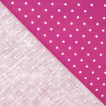 3mm Fuchsia Rustikaler Stoff mit Punktmuster - Ribes y Casals